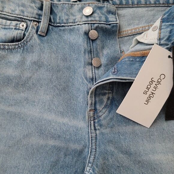 Calvin Klein Men's Slim-Straight Fit Stretch Jeans - Picture 5 of 7